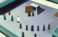 Rukia and co. surrounded by 3rd Division.