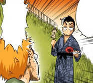 Ichigo is shocked to learn Isshin is drunk.