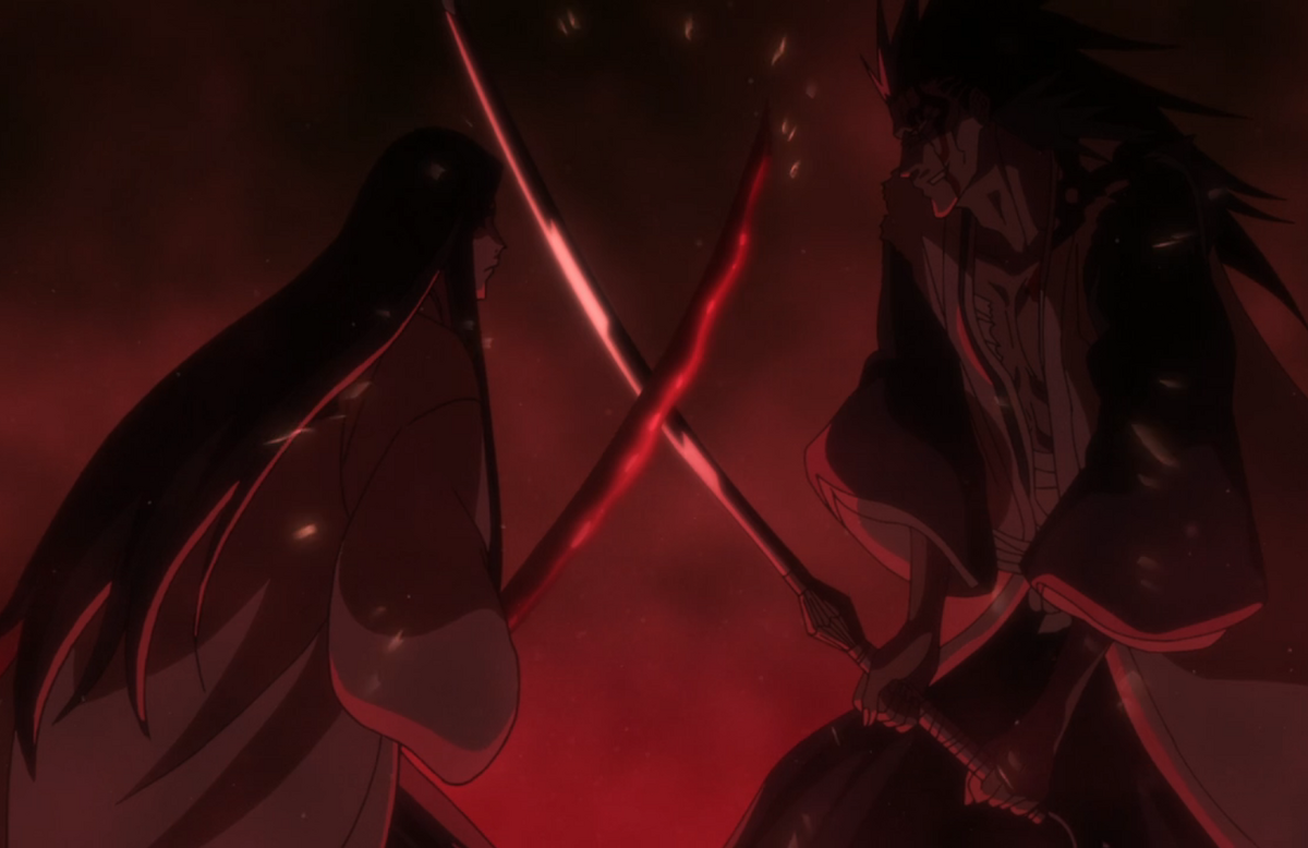 Bleach Animated World - Zaraki Kenpachi vs Retsu Unohana Yachiru