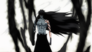 Ichigo using the Final Getsuga Tenshō.