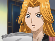 Rangiku is surprised by how little paperwork is left.