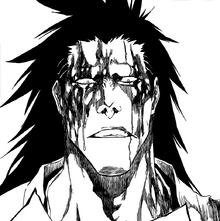 L'unique larme de Kenpachi à la pensée de mourir maintenant des mains de Unohana.