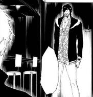 Ichigo is surprised to see Sado at Xcution's hideout.