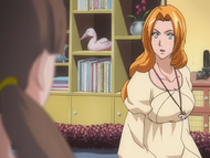 Rangiku realizes that Yui might be a disguised Arrancar clone.