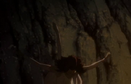 Haineko jumps down from her seat.