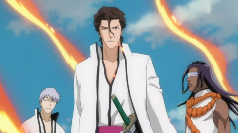 Anime Bleach Guerra dos mil anos Byakuia quase vai de arrasta pra