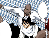 A third Zommari appears behind Byakuya.