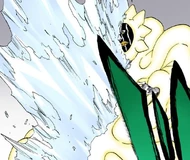 593Mayuri is slashed.png (462 KB) Mayuri is slashed down the chest by Hitsugaya and seemingly killed.