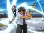 Chad próbuje zaatakować Shunsuia