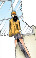 Tatsuki interrogates Ichigo over her inability to sense Orihime's presence.