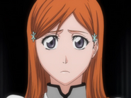 Orihime while a captive in Hueco Mundo.