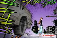 A car hurtles toward Orihime.