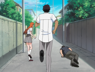 Sado and Orihime witness a man collapse as his Soul is drained.