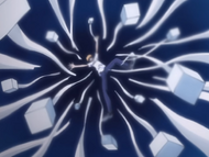 Ichigo uses Reiraku in order to find his Shinigami powers.