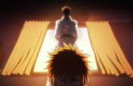 Ebern confronts Ichigo Kurosaki.