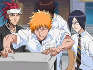 Ichigo despairs over his apparent failure.