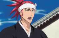 Renji says he has been looking for Byakuya.