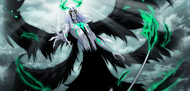 An alternate-universe Ulquiorra who transcended his Resurrección by merging with the Hōgyoku.