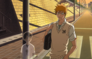 The Plus boy thanks Ichigo for making the teenagers apologize.