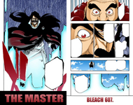 Yhwach on the cover of chapter 607.