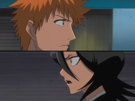 Rukia explains to Ichigo why her powers took so long to return.