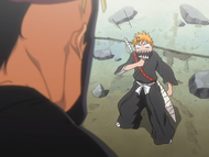 Jidanbō irritates Ichigo by calling his name cute.