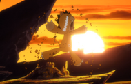 Kon breaks free from the ooze.