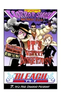 Karin, Yuzu, and Isshin on the cover of Chapter 7.