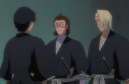 Shinta reports to Izuru and Kibune.