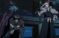 Renji arrives to assist Sado.