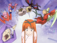 The Shun Shun Rikka appear above Orihime.