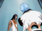 Tosen memotong tangan Grimmjow