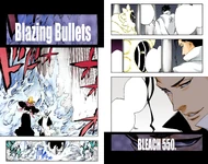 The cover pages of 550. Blazing Bullets.