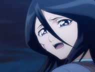 Rukia promises to never forgive Ichigo if he pursues her.