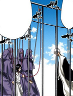 Gin offers to help Rukia and her friends.