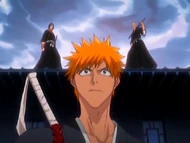 Ikkaku i Yumichika docierają do Ryoka