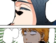 Unohana intimidates Ichigo into letting her create the path instead.