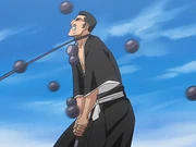 Iba es derrotado por el Doll de Koga.