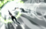 Yoruichi and Sui-Feng nullify Inaba's attack