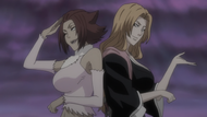 Haineko and Rangiku arrive in Karakura Town.