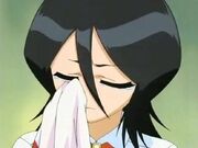 Rukia fingiendo