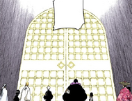 Shunsui witnesses the doorway to the Royal Realm being completed.