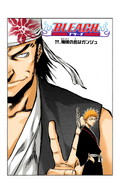 Ganju and Ichigo Kurosaki on the cover of Chapter 77.