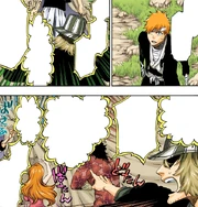 Ichigo y el desconocido se reconocen mutuamente
