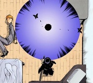 Ichigo watches as the Glasses Ghost disappears.