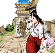 Hinamori leaves her village to attend the Shin'ō Academy.