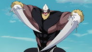 Ggio enters his Tigre Estoque El Sable form.
