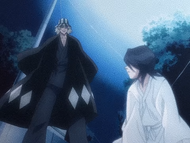 Rukia is approached by Kisuke Urahara, who offers her a Gigai.