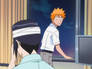 Ichigo learns that Uryū's father owns the hospital.