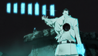 Quilge cierra la Garganta (Anime)